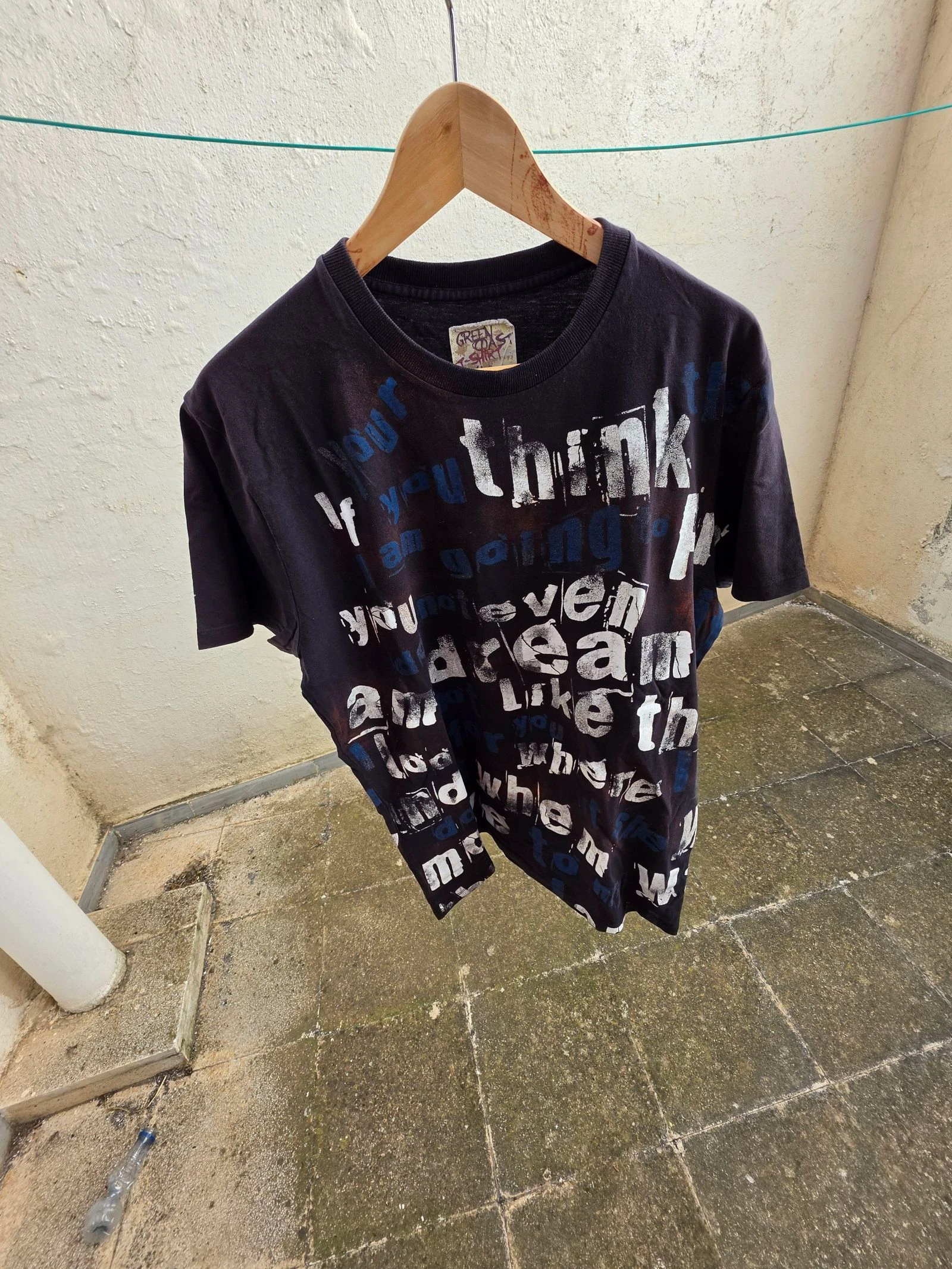 Camiseta Grean Coast chico estampada talla XL